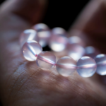 Natural Rose Quartz with Star Effect Bracelet - Image 4