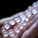 Natural Rose Quartz with Star Effect Bracelet - Image 2