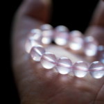 Natural Rose Quartz with Star Effect Bracelet - Image 5
