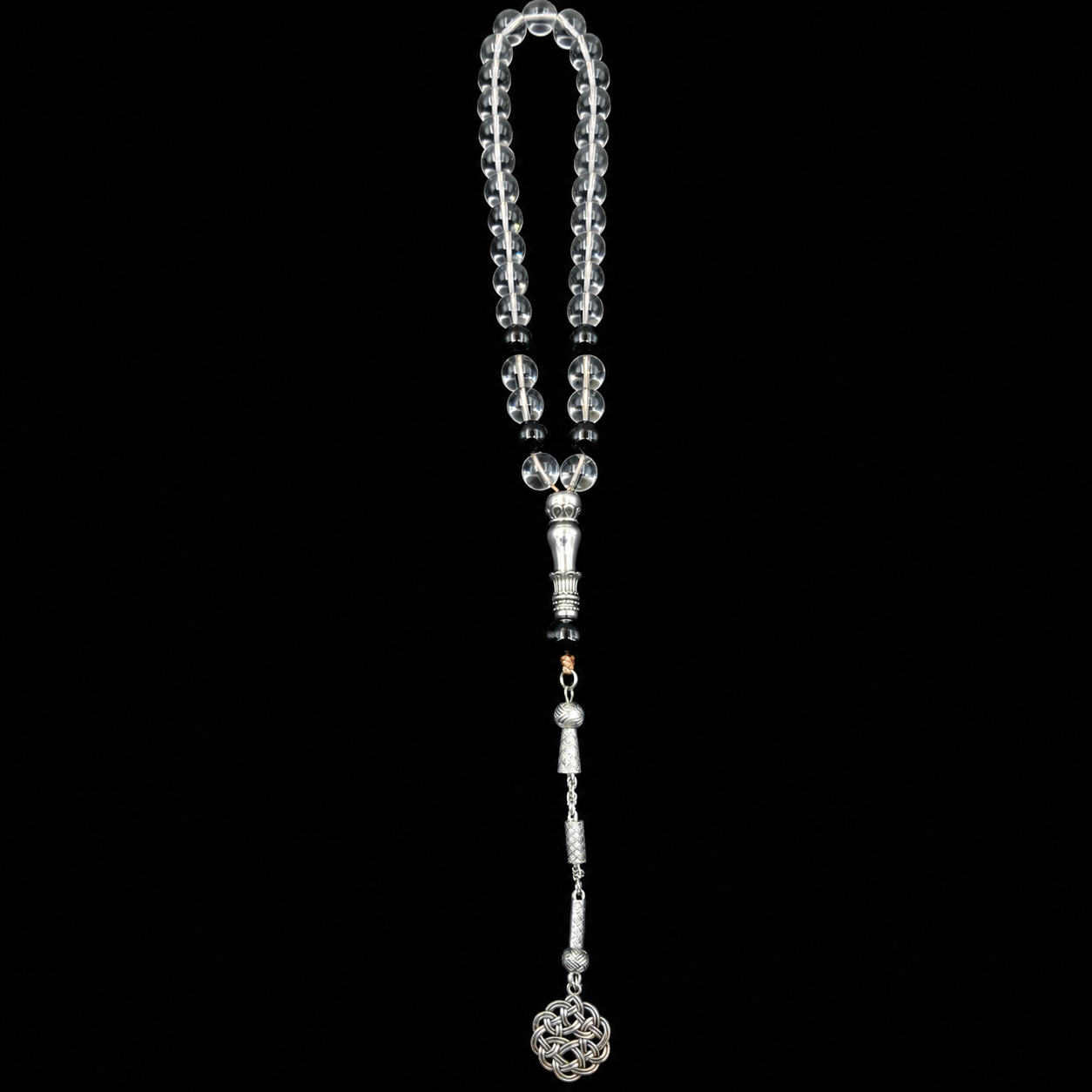 image_3276273 Clear Quartz Obsidian Tasbih - 图片 1