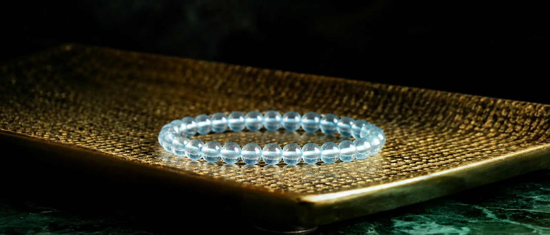 Close-up of a rare jade stone