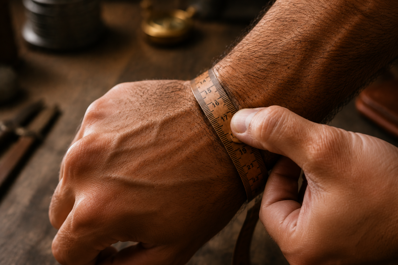 Wrist measurement guide